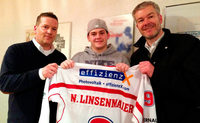 EHC verlängert Vertrag mit Nikolas Linsenmaier EHC verlängert Vertrag mit Nikolas Linsenmaier