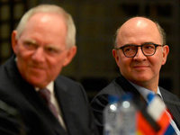 Ode an Europa: Schäuble und Moscovici in Straßburg Ode an Europa: Schäuble und Moscovici in Straßburg