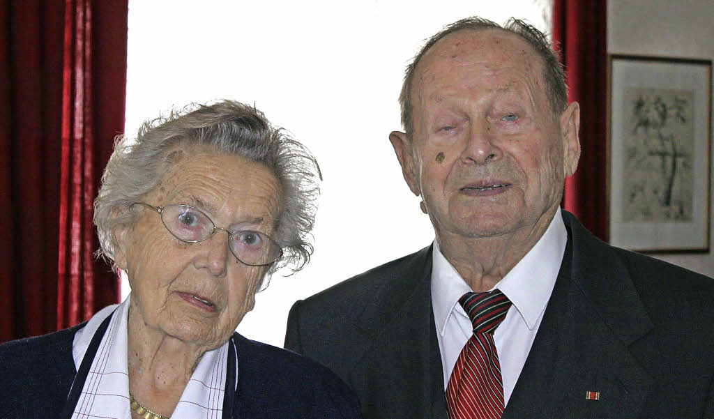 Luise und Ludwig Greber sind 65 Jahre verheiratet. Foto: Adelbert Mutz