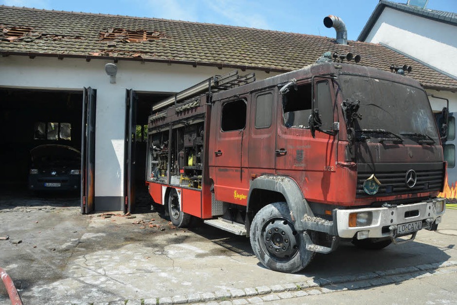 Brand im Feuerwehrgerätehaus Kandern (Foto: Markus Maier) Brand im Feuerwehrgerätehaus Kandern (Foto: Markus Maier)