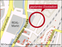 Freiburg: Das neue Eisstadion soll nach Zähringen Freiburg: Das neue Eisstadion soll nach Zähringen