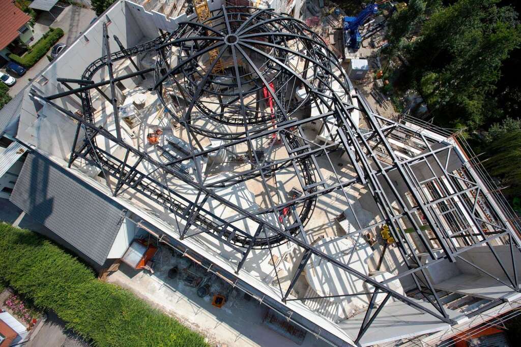 EuropaPark verbaut 190 Tonnen Stahl für neue Attraktion