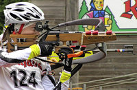 Biathletin Franziska Schöttler aus Herten trifft Magdalena Neuner Biathletin Franziska Schöttler aus Herten trifft Magdalena Neuner