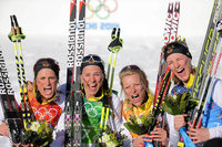 Stefanie Böhler gewinnt mit Langlauf-Staffel Bronze Stefanie Böhler gewinnt mit Langlauf-Staffel Bronze