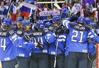 Russlands Eishockeyteam scheitert im Viertelfinale Russlands Eishockeyteam scheitert im Viertelfinale