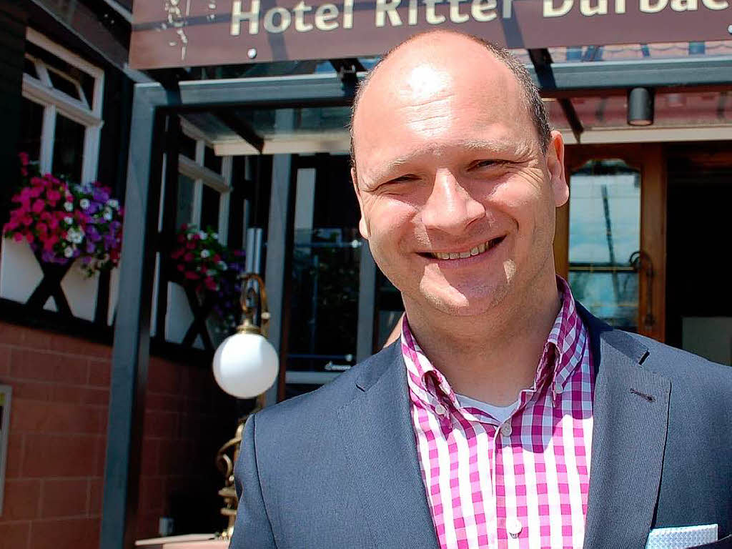 Erfolgreicher Hotelier: Dominic Müller (41) Foto: hrö