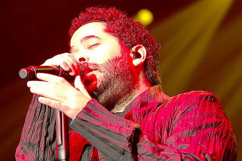 Adel Tawil in der Rothaus-Arena in Freiburg. (Foto: Daniel Fleig) Adel Tawil in der Rothaus-Arena in Freiburg. (Foto: Daniel Fleig)