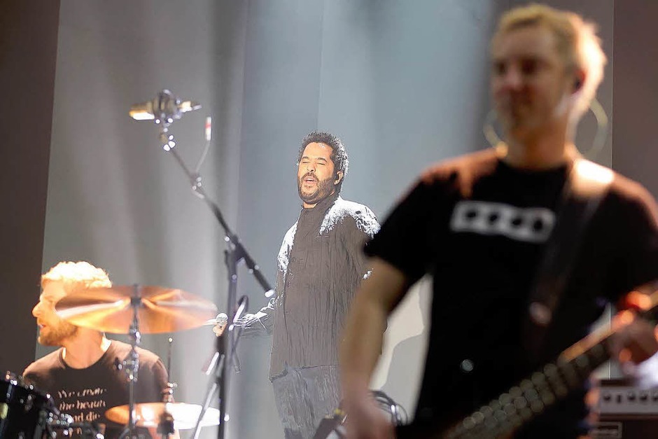 Adel Tawil in der Rothaus-Arena in Freiburg. (Foto: Daniel Fleig) Adel Tawil in der Rothaus-Arena in Freiburg. (Foto: Daniel Fleig)