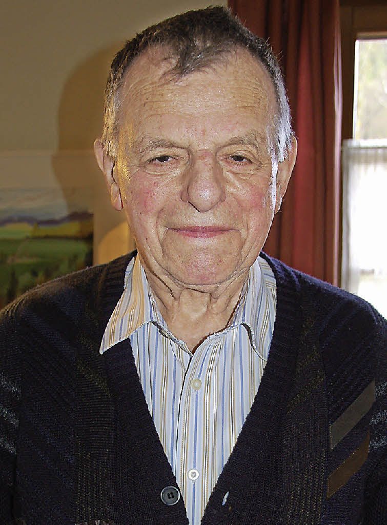 Seit 56 Jahren im Vorstand des Imkervereins aktiv ist Alfred Reinbold, ...