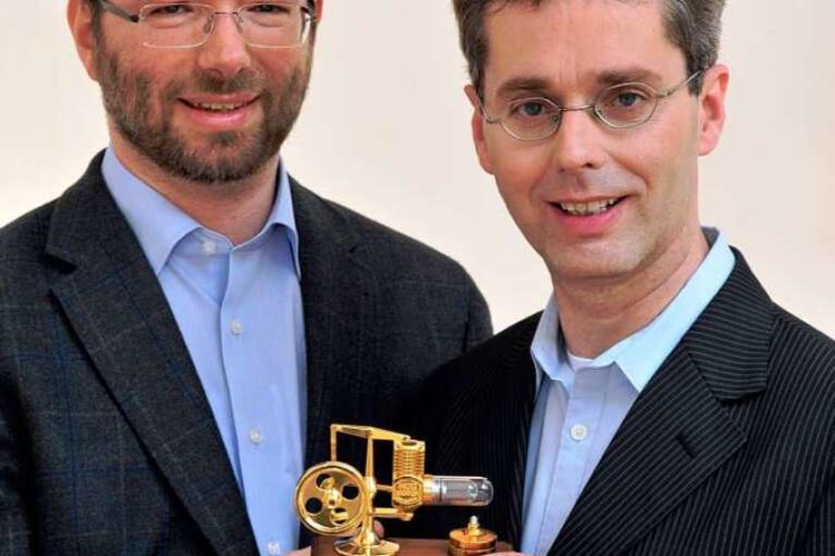 Jobmotor 2013, Reservix in Freiburg, Geschäftsführer Johannes Güntert (li.) und Johannes Tolle (Foto: Thomas Kunz) Jobmotor 2013, Reservix in Freiburg, Geschäftsführer Johannes Güntert (li.) und Johannes Tolle (Foto: Thomas Kunz)