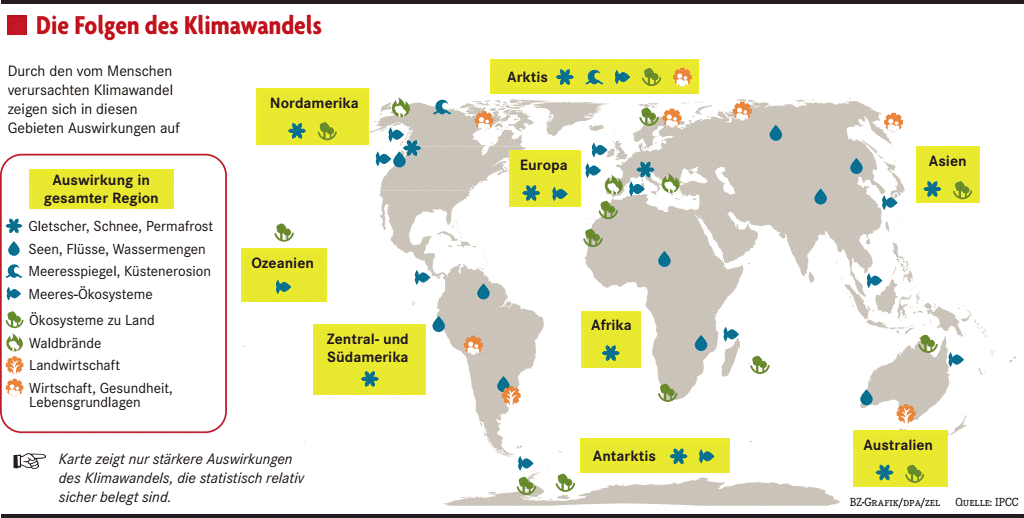 Der Klimawandel Betrifft Jeden Ausland Badische Zeitung