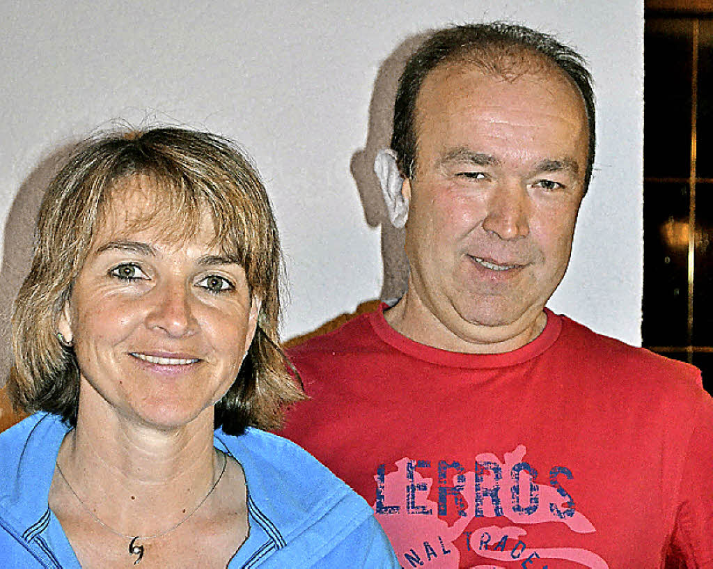 Karin Klausmann und Norbert Matt sind seit 22 Jahren bei den Bachschalmeien.