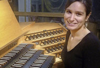 Lydia Schimmer an der Orgel in Bad Säckingen Lydia Schimmer an der Orgel in Bad Säckingen