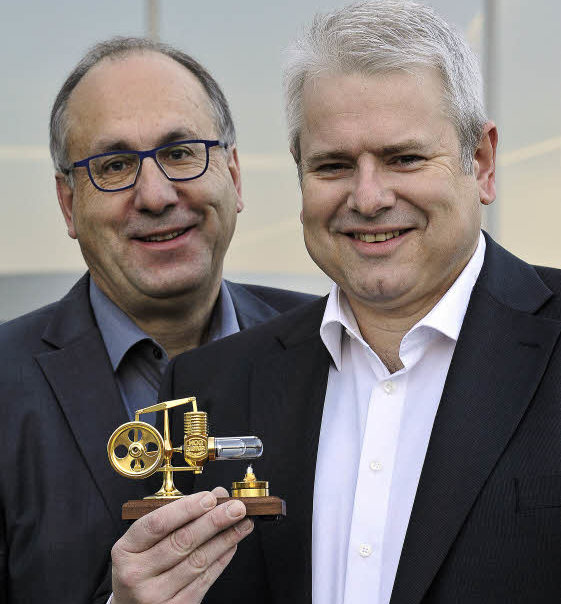 Geschäftsführer Peter Ohmberger (li.) und Michael Roth Foto: Thomas Kunz