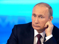 Putin beteuert in TV-Show Ukraine-Konflikt lösen zu wollen Putin beteuert in TV-Show Ukraine-Konflikt lösen zu wollen
