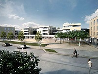 Siedlungswerk baut Wohn- und Geschäftshaus im Kurgarten Siedlungswerk baut Wohn- und Geschäftshaus im Kurgarten
