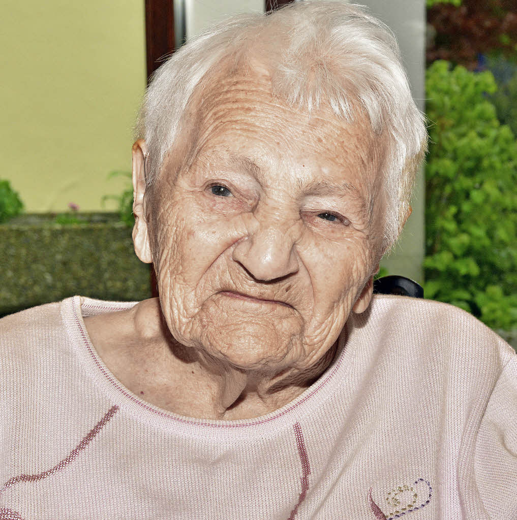 Gertrud Brucker, die 75 Jahre in Malterdingen lebte, ...