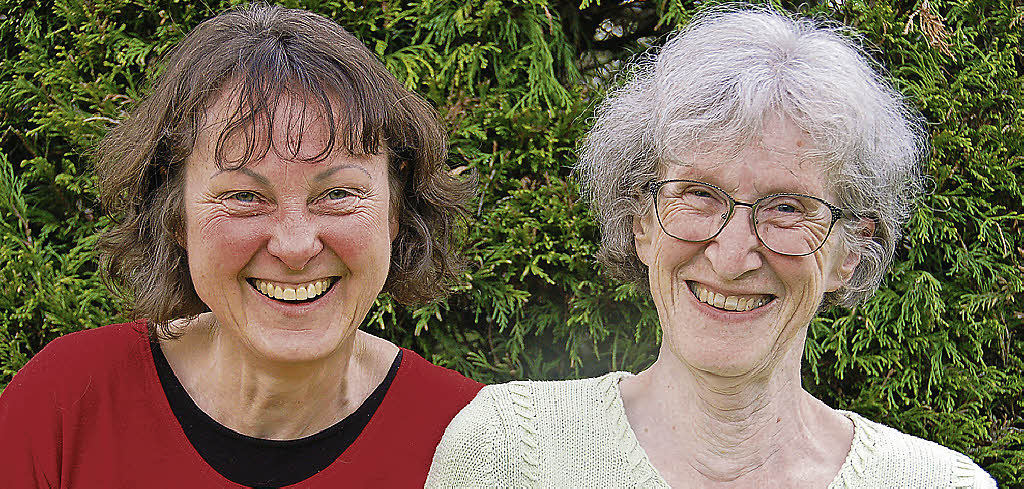 „Gemeinsam ist gemütlicher“ sagen Diana Jahnke (links) und Ilse Hartmann und ...