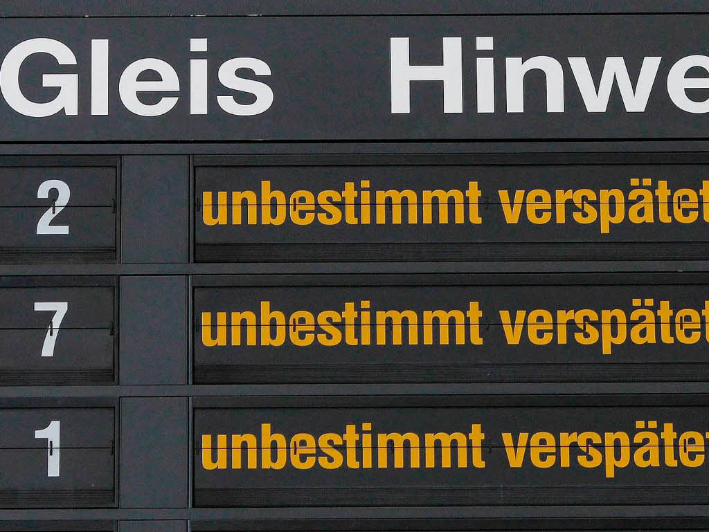 Bei Verspätung der Bahn gibt es Entschädigung Wirtschaft