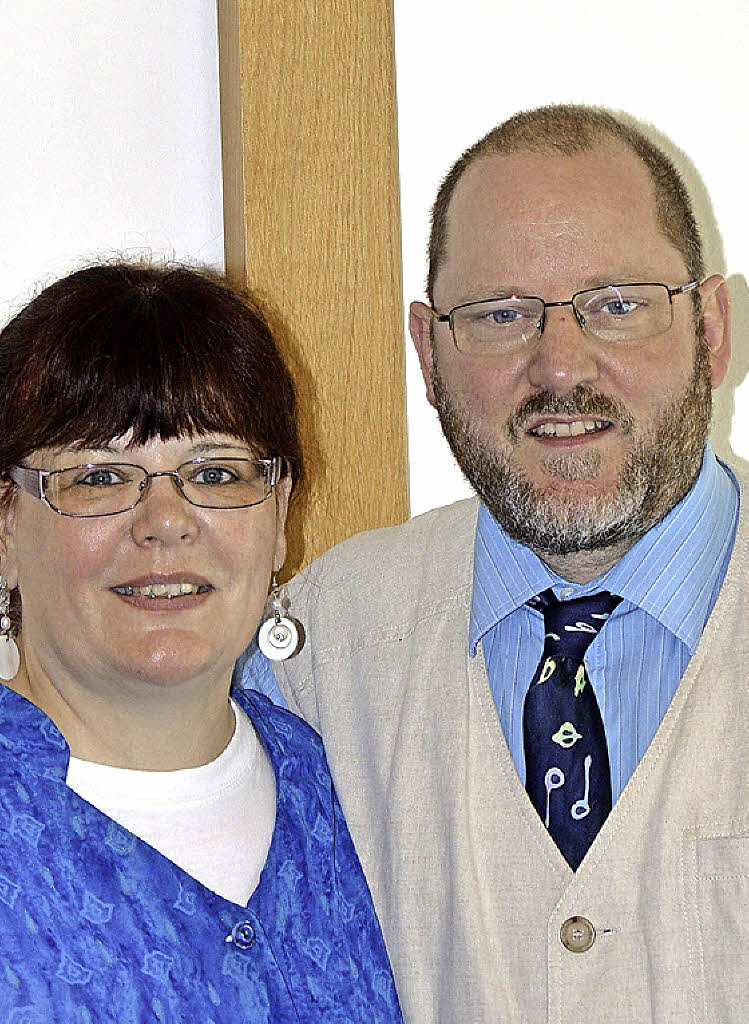 Haus Frieden: Pastor Arnold Burklin mit Frau Angelika Foto: Diehl