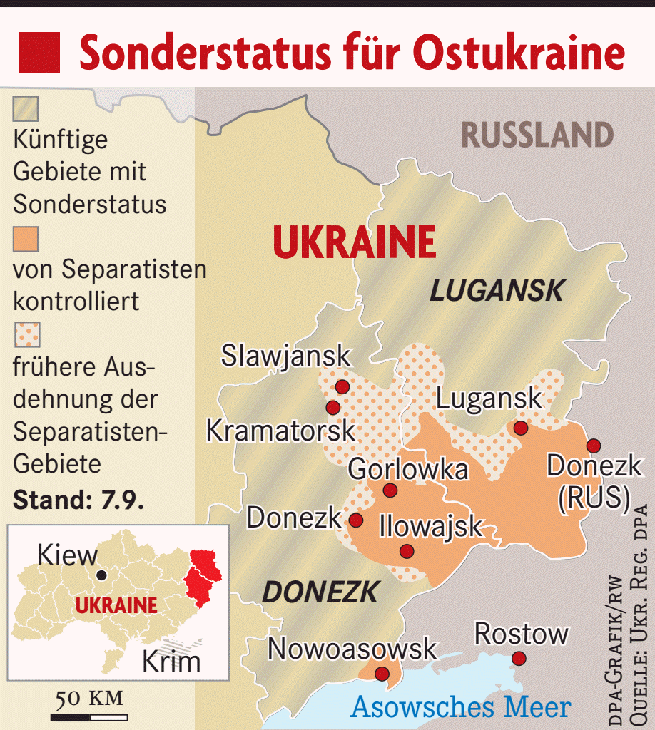 Ukraine Gewährt Donbass Weitgehende Autonomie - Ausland - Badische Zeitung