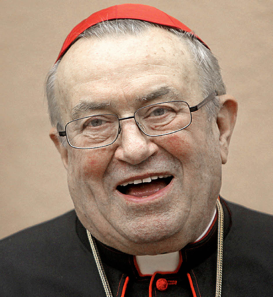 Mainzer Bischof Kardinal <b>Karl Lehmann</b> Foto: dpa - 91804322