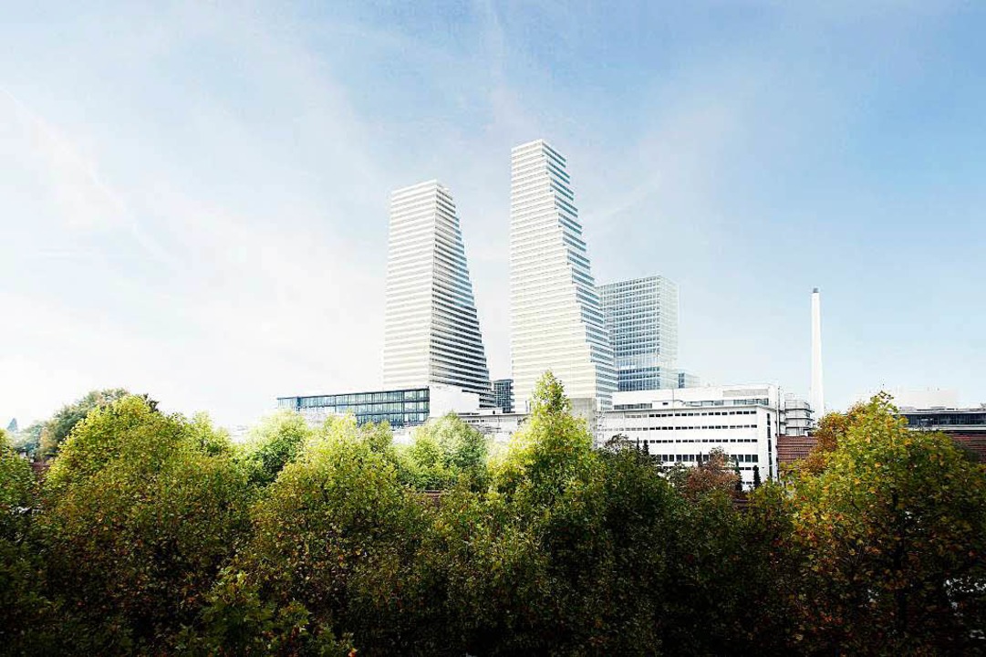 Roche plant in Basel das erste 200-Meter-Hochhaus der Schweiz - Basel
