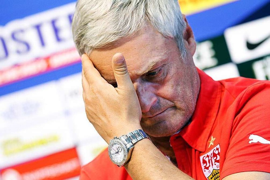 Am 24. November tritt Armin Veh als Cheftrainer des VfB Stuttgart zurück. (Foto: dpa) Am 24. November tritt Armin Veh als Cheftrainer des VfB Stuttgart zurück. (Foto: dpa)