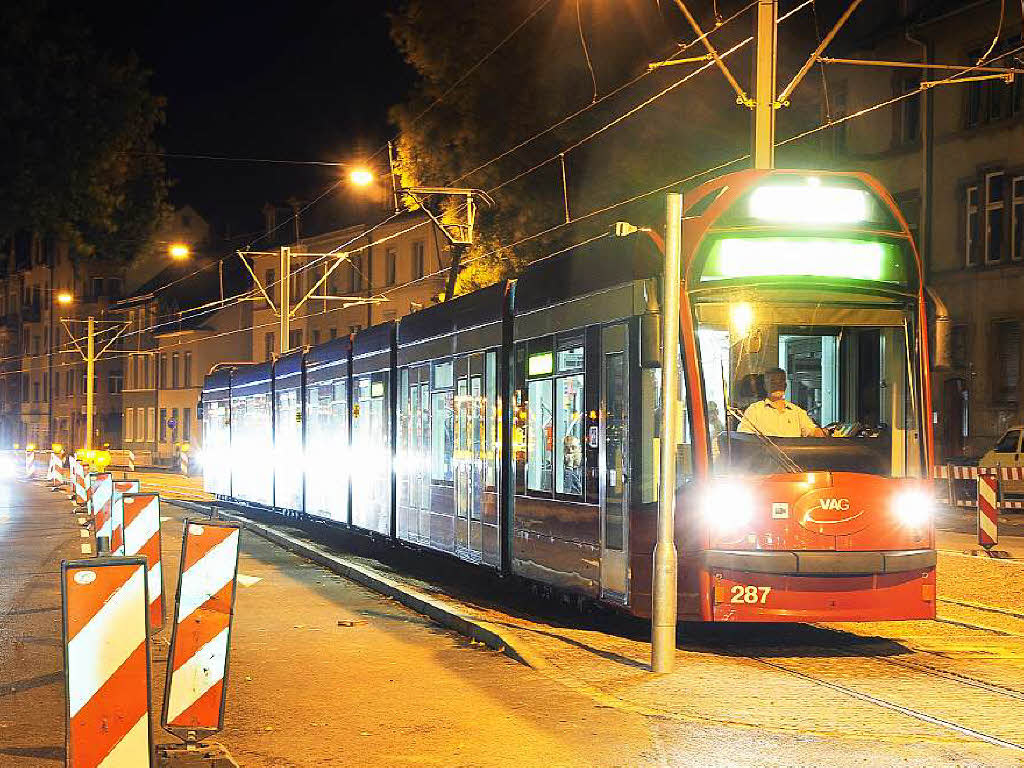 Aus der Tram in Taxi und Bus: So funktioniert der Nachtverkehr - Badische Zeitung