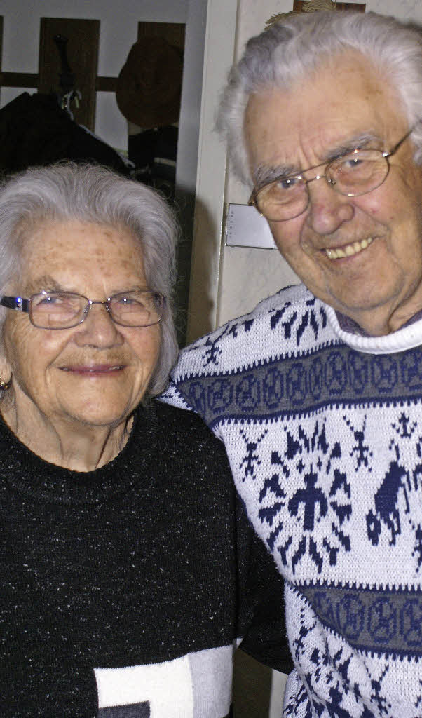 Seit 65 Jahren verheiratet: Susanne und Lorenz Traum Foto: Probst