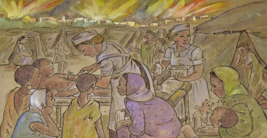 Szenen aus dem Flüchtlingslager - Badische Zeitung