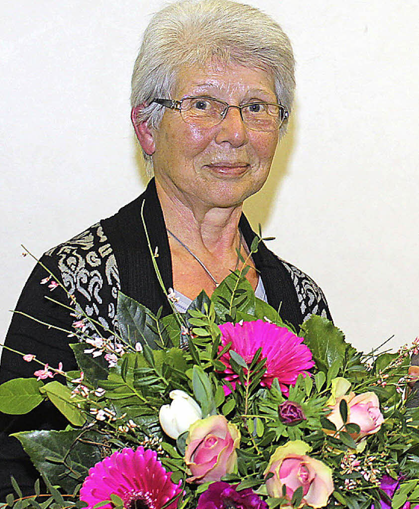 Gisela Brehm wurde für ihr bürgerschaftliches Engagement geehrt.