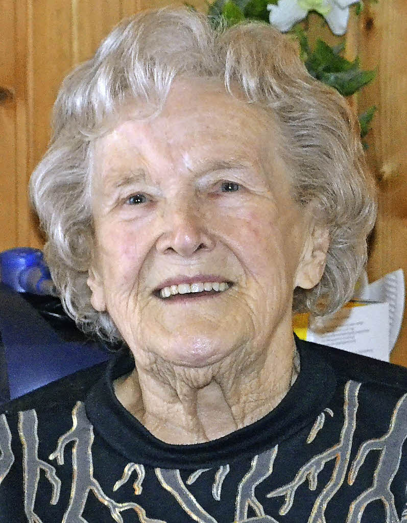 Anneliese Speck feierte ihren 90. Geburtstag. Foto: paul berger