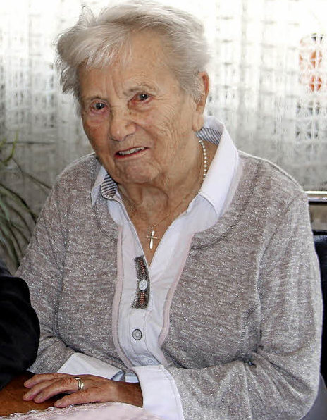 Irene Schaffner ist 90 Jahre alt geworden. Foto: Horst David