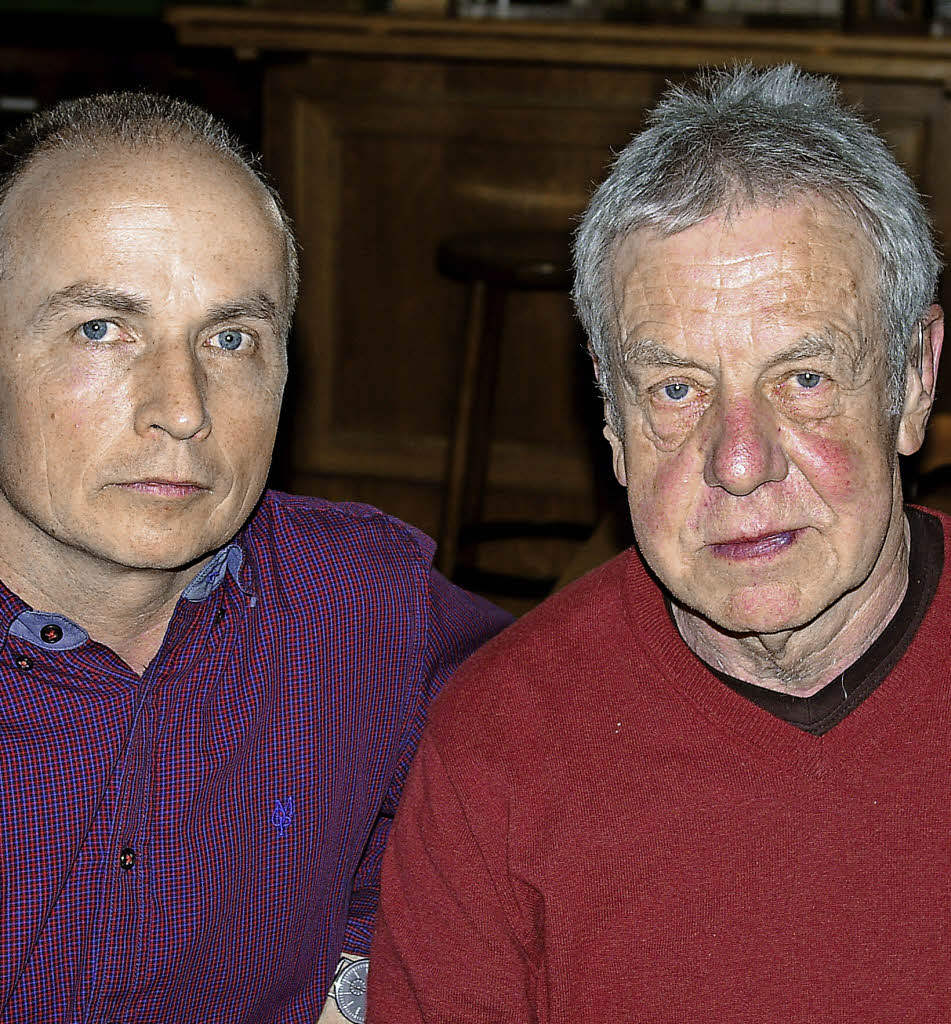 Vorsitzender Johannes Ries (links) und <b>August Moser</b>. Foto: e.H. Bilke - 101754949