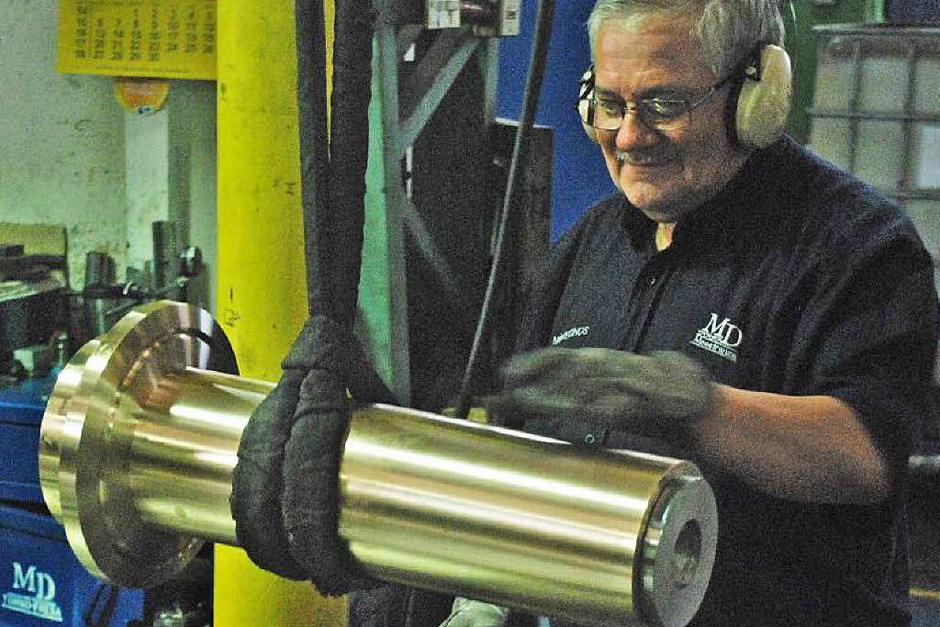 In Santiago bei Maestranza Diesel werden die Motoren der Minenfahrzeuge gewartet und repariert. (Foto: Bkr) In Santiago bei Maestranza Diesel werden die Motoren der Minenfahrzeuge gewartet und repariert. (Foto: Bkr)