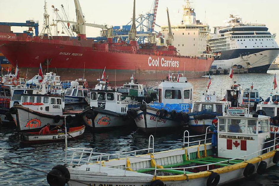 Hafen von Valparaiso (Foto: BKR) Hafen von Valparaiso (Foto: BKR)