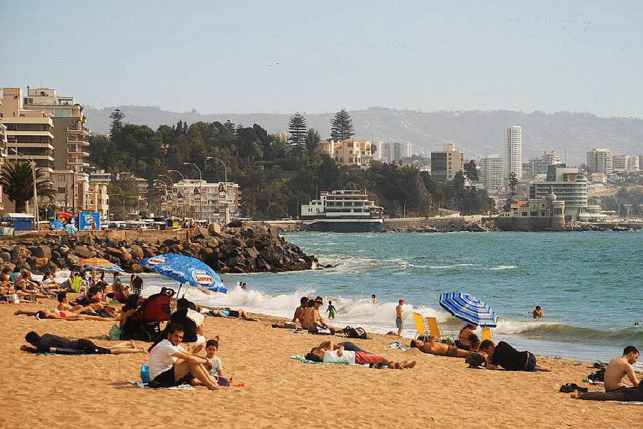 Pazifikstrand in der Nähe von Valparaiso (Foto: BKR) Pazifikstrand in der Nähe von Valparaiso (Foto: BKR)