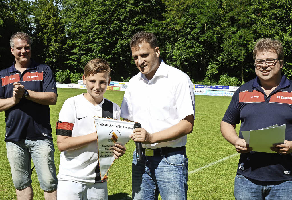 Werbung für den Jugendfußball - Badische Zeitung