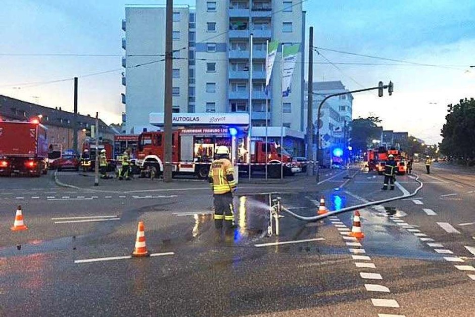 Brand in Zähringen (Foto: Adrian Hoffmann) Brand in Zähringen (Foto: Adrian Hoffmann)