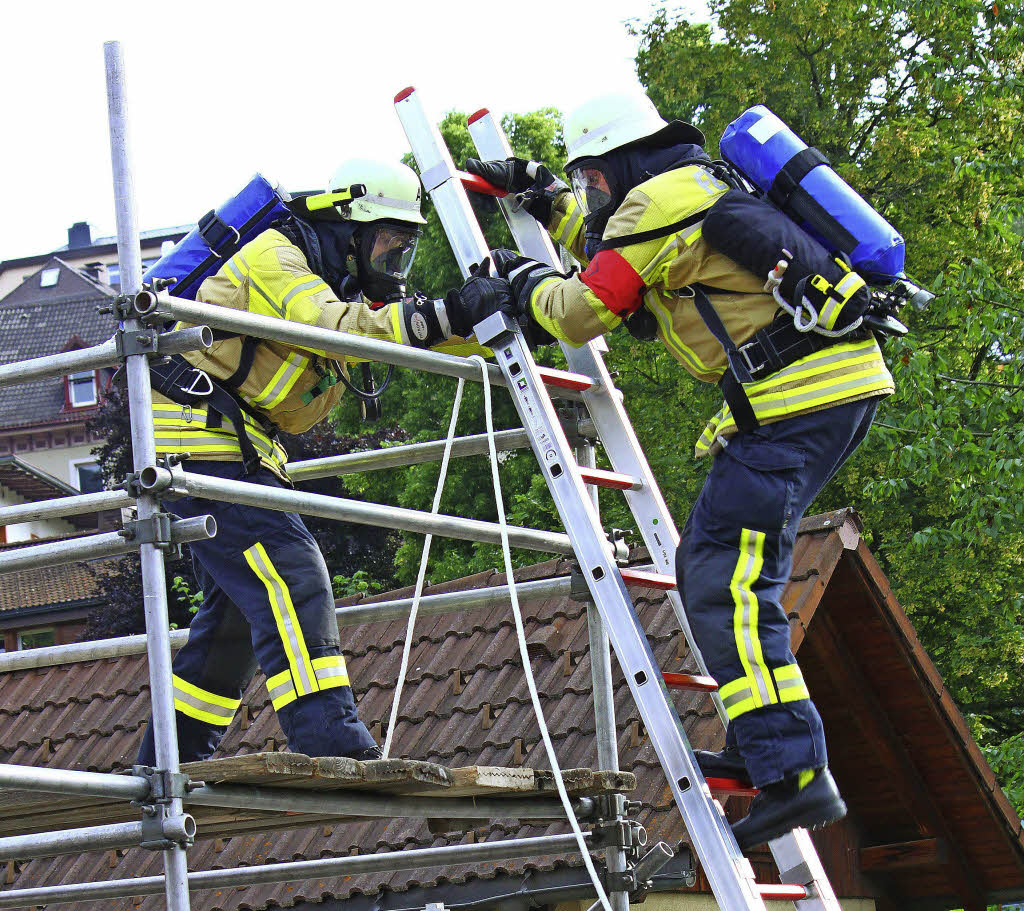 Hautnah miterleben, was die Feuerwehr kann - Badische Zeitung