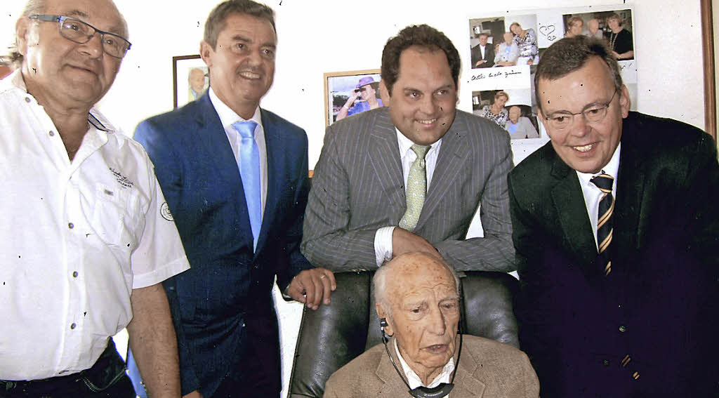 Walter Scheel feierte 96. Geburtstag - Badische Zeitung