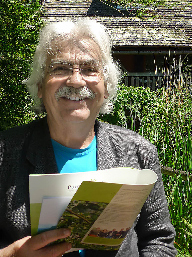 <b>Leo Pröstler</b> im Garten Foto: Marita Schocker - 107921366