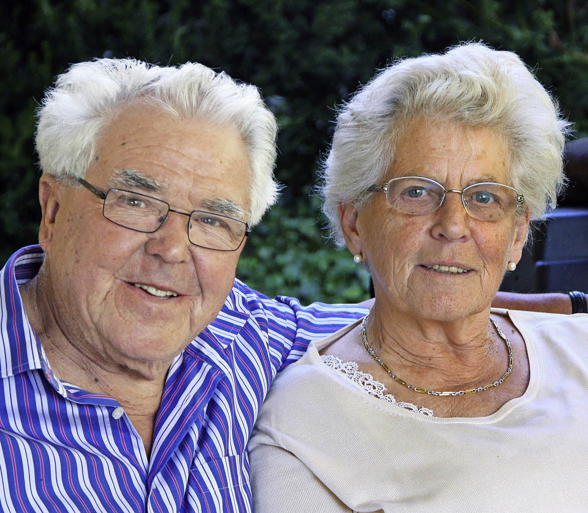 Seit 60 Jahren verheiratet: Kurt und Elisabeth Kiefer Foto: Privat