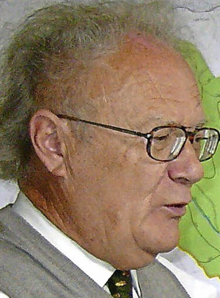 Professor Gustav Oberholzer Foto: Richard Kaiser