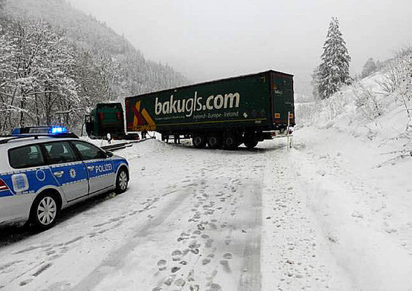 Lkw Rutschen Am Feldberg - Todtnau - Badische Zeitung