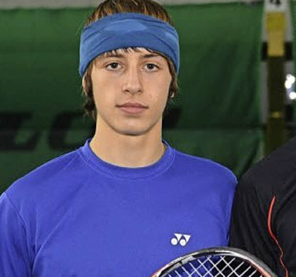 Zwei Tennis-DM-Titel: <b>Justin Schlageter</b> (TC Dogern) Foto: Klaus Molt - 114585048
