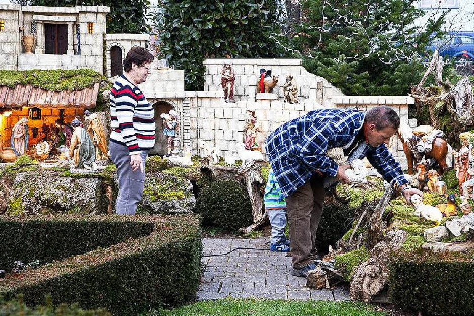 In Oberwinden steht eine Weihnachtskrippe der besonderen Art (Foto: Michael Wissing) In Oberwinden steht eine Weihnachtskrippe der besonderen Art (Foto: Michael Wissing)