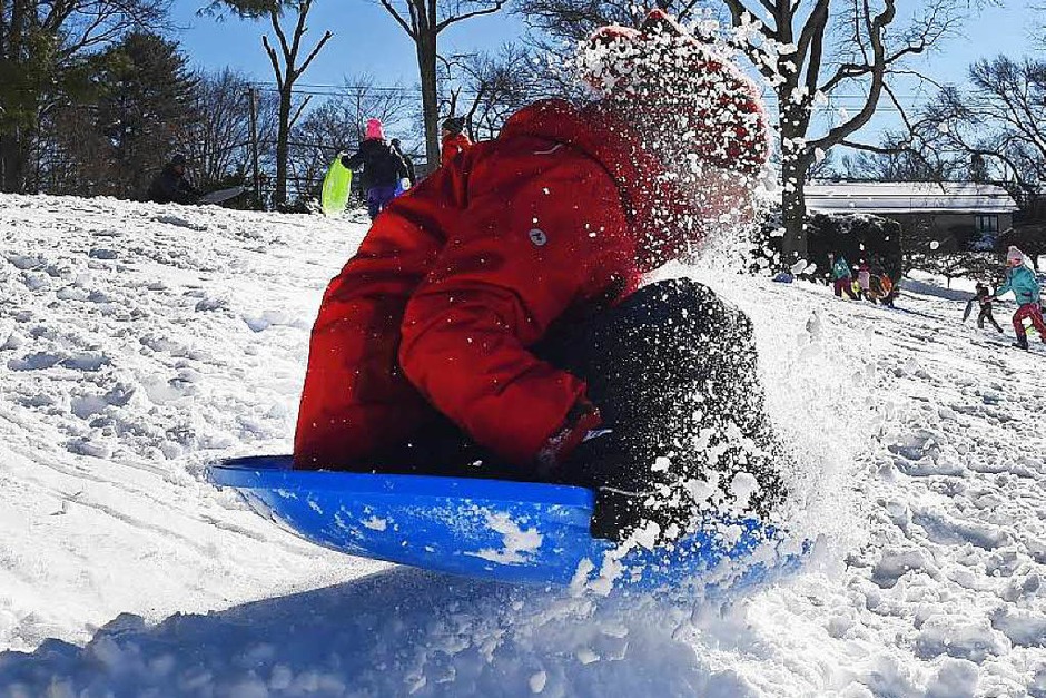 Schneemassen in New York und Washington. Die einen freute es, die anderen nervte es. (Foto: AFP) Schneemassen in New York und Washington. Die einen freute es, die anderen nervte es. (Foto: AFP)