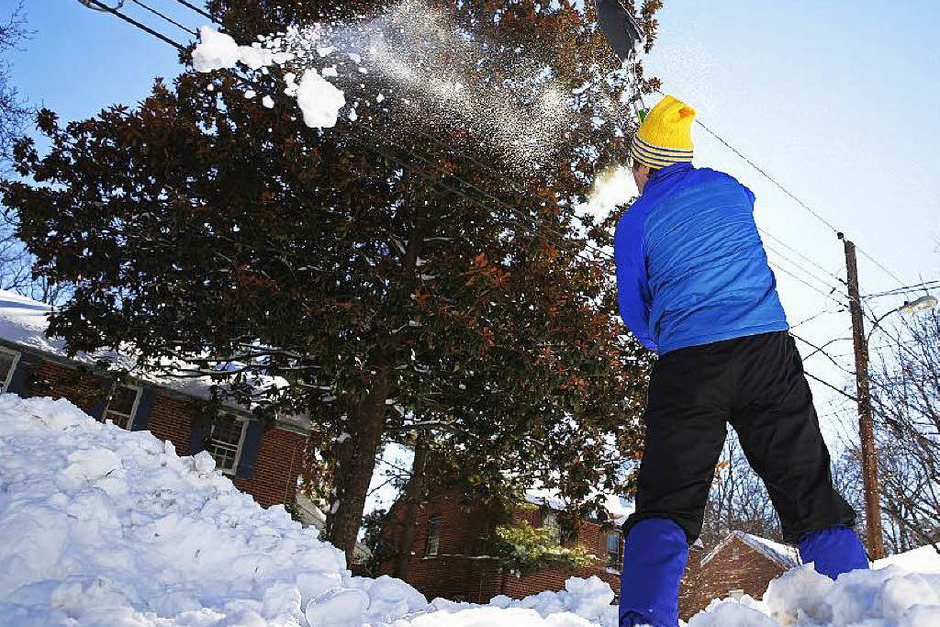 Schneemassen in New York und Washington. Die einen freute es, die anderen nervte es. (Foto: AFP) Schneemassen in New York und Washington. Die einen freute es, die anderen nervte es. (Foto: AFP)